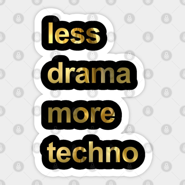 Techno music - electronic music festival Sticker by BACK TO THE 90´S